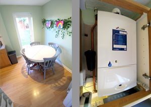 Dining Area and Boiler- click for photo gallery